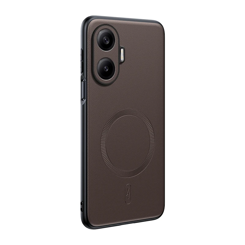 Für Poco F7 Hülle Magnetische Leder-Schutzhülle Hochwertige Anti-Fingerabdruck Rutschfeste PC+TPU Hülle Für Poco F7 – Detail 4
