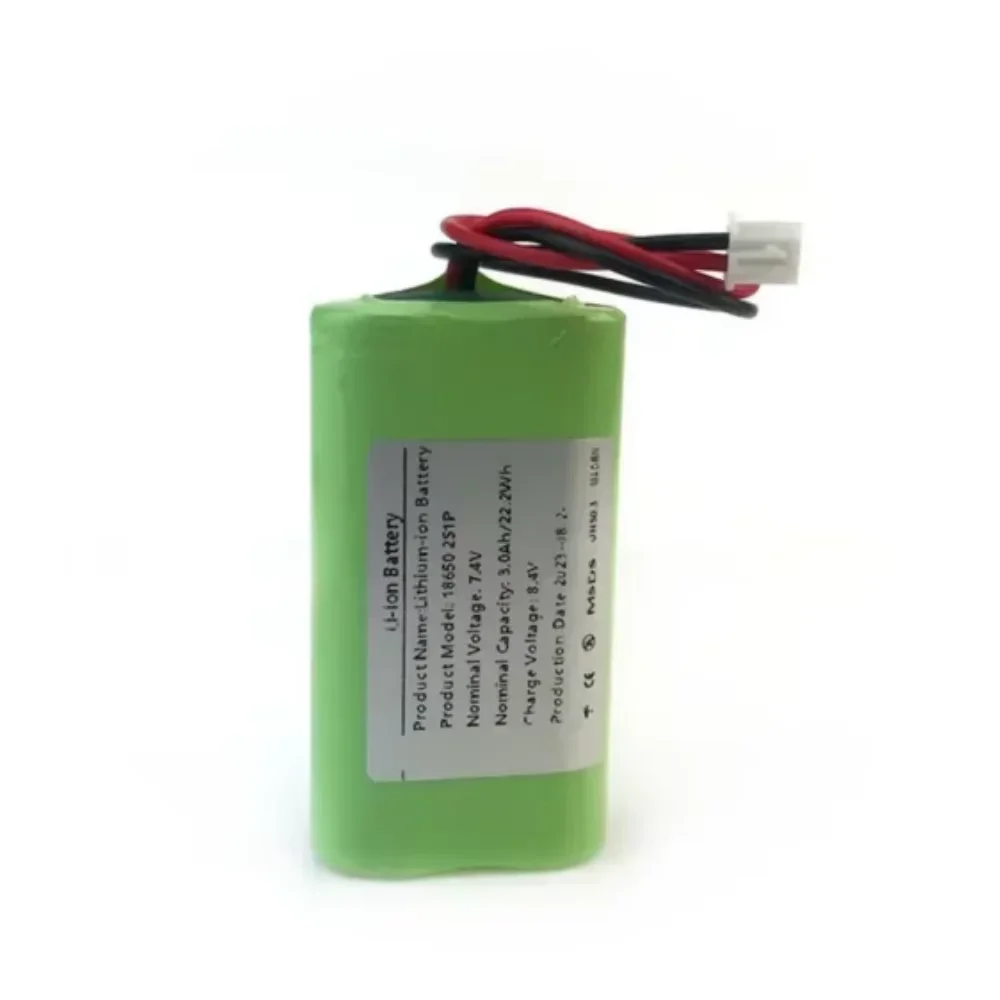 7.4V 3000mAh 2S1P 18650Rechargeable Lithium Battery FOR Amplifier Power toy Accessories LED Lights Security Equipment