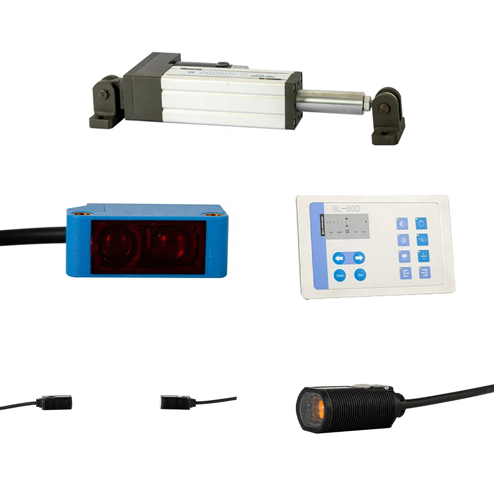 2025 Web Guide System Edge Controller+motor Linear Actuator+Optoelectronic Edge Sensor for Printing Machine GL-800