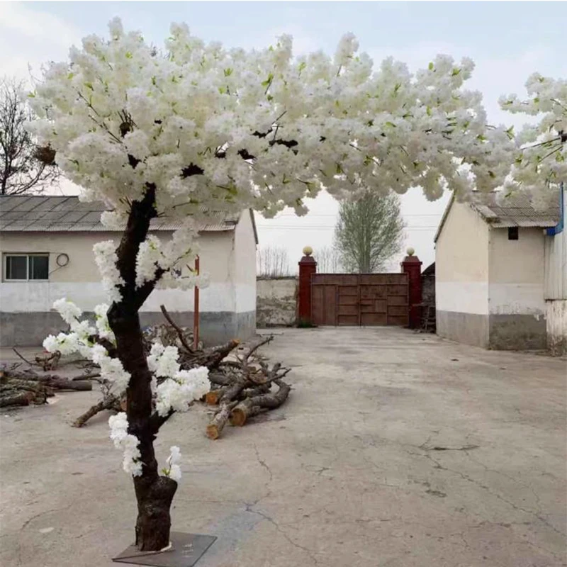 Imagem -02 - Artificial Cherry Blossom Tree Fake Peach Desejando Árvore Adequado para Casamento Hotel Natal Casa Decoração de Escritório