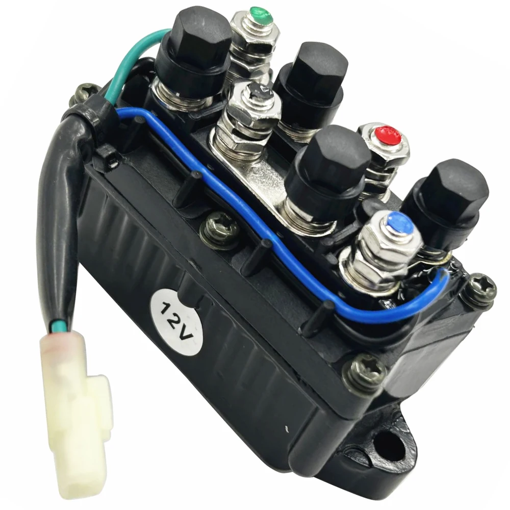 0409-066 1436-066 1436-187 12V Winch Solenoid Relay Contactor 3 Pins 4-terminal For Arctic Cat 650 V-2 4X4 FIS CAT GR 2004