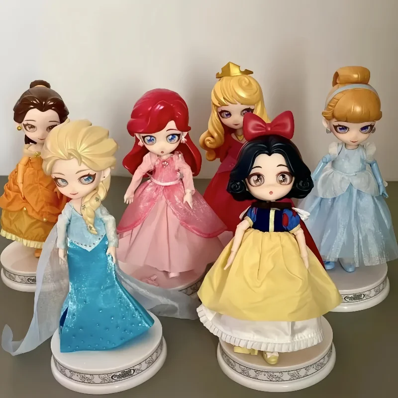 

В наличии подлинная принцесса Белоснежка Эльза Белль серии аниме фигурка подвижный шарнир Bjd подвижная игрушка орнамент подарок для девочек