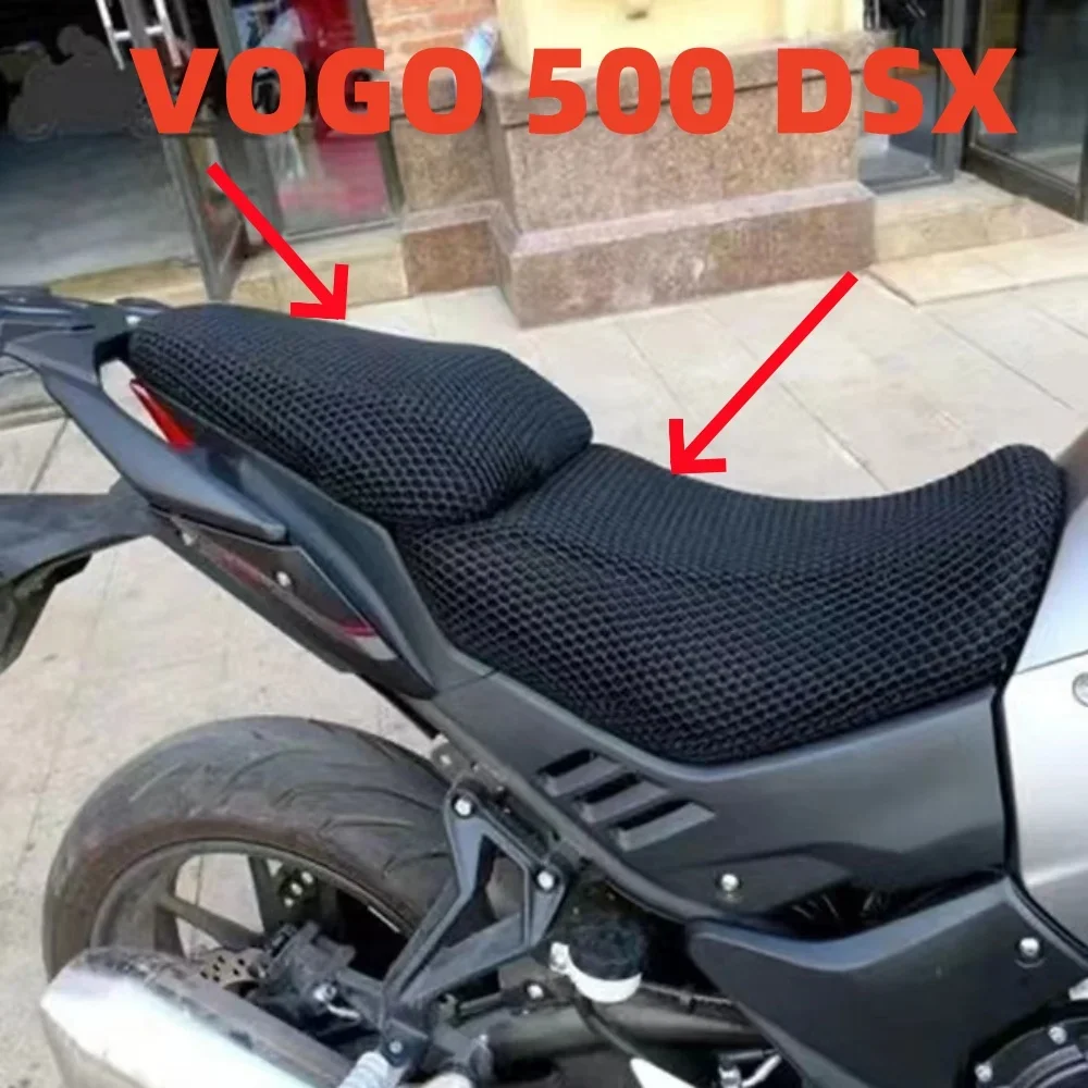 Motorcycle New Fit VOGO 500 DSX Seat Cover For Voge 500 DSX 500DSX Cushion Cover Breathable Cushion
