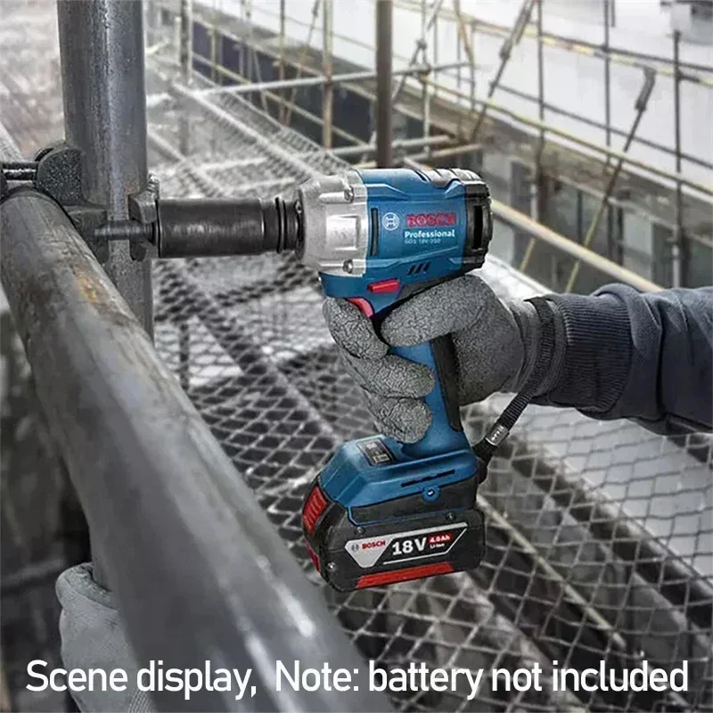 BOSCH GDS 18V-350 Cordless Impact Wrench 3-Gear Torque Adjustment Impact Driver Torque Wrench Bosch Power Tools