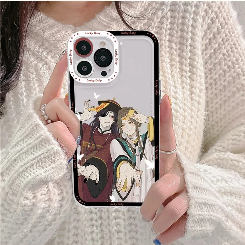 Anime Grandmaster Mo Dao Zu Shi MDZS Phone Case For IPhone 11 12 13 14 Mini Pro Max XR X XS TPU Clear Case For 8 7 6 Plus SE