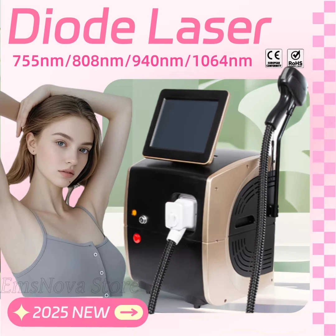 Powerful 3000W Alexandrite Ice Platinum Laser Epilator Professional Diode Laser Machine Permanent Hair Remover for Woman