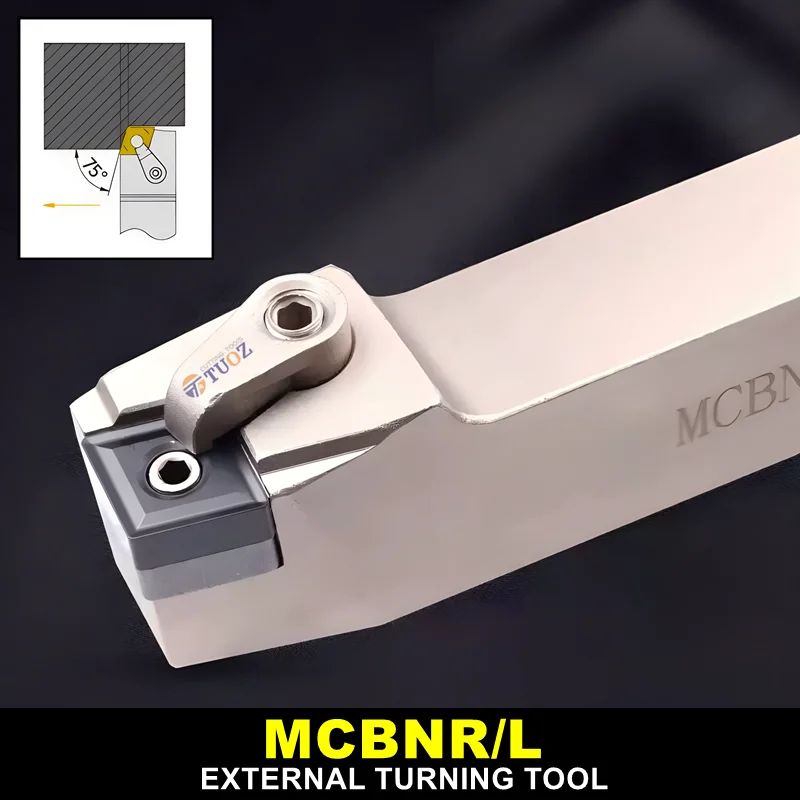 

75° High quality MCBNR2020K12 MCBNL2020K12 MCBNR2525M12 MCBNL2525M12 MCBNR MCBNL 20MM 25MM External Turning Tool Holder Cutter