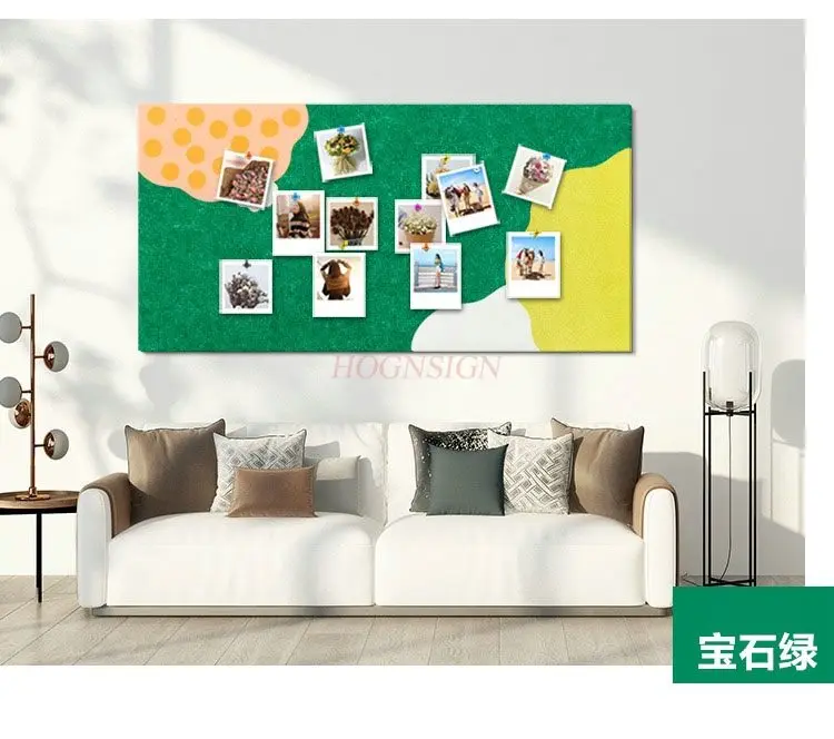 1pcs Photo wall, non perforated room decoration, wall hanging, non perforated background board, felt board