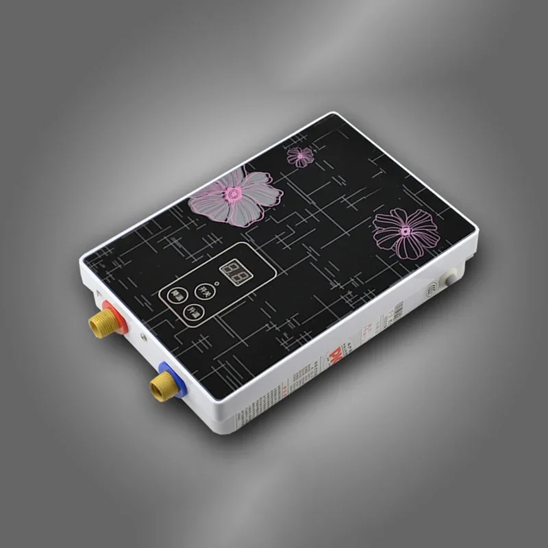 Calentadores de agua eléctricos de calentamiento instantáneo de 220V, calentador de agua colgante, calentador de agua de almacenamiento de seguridad para ducha, 5500W