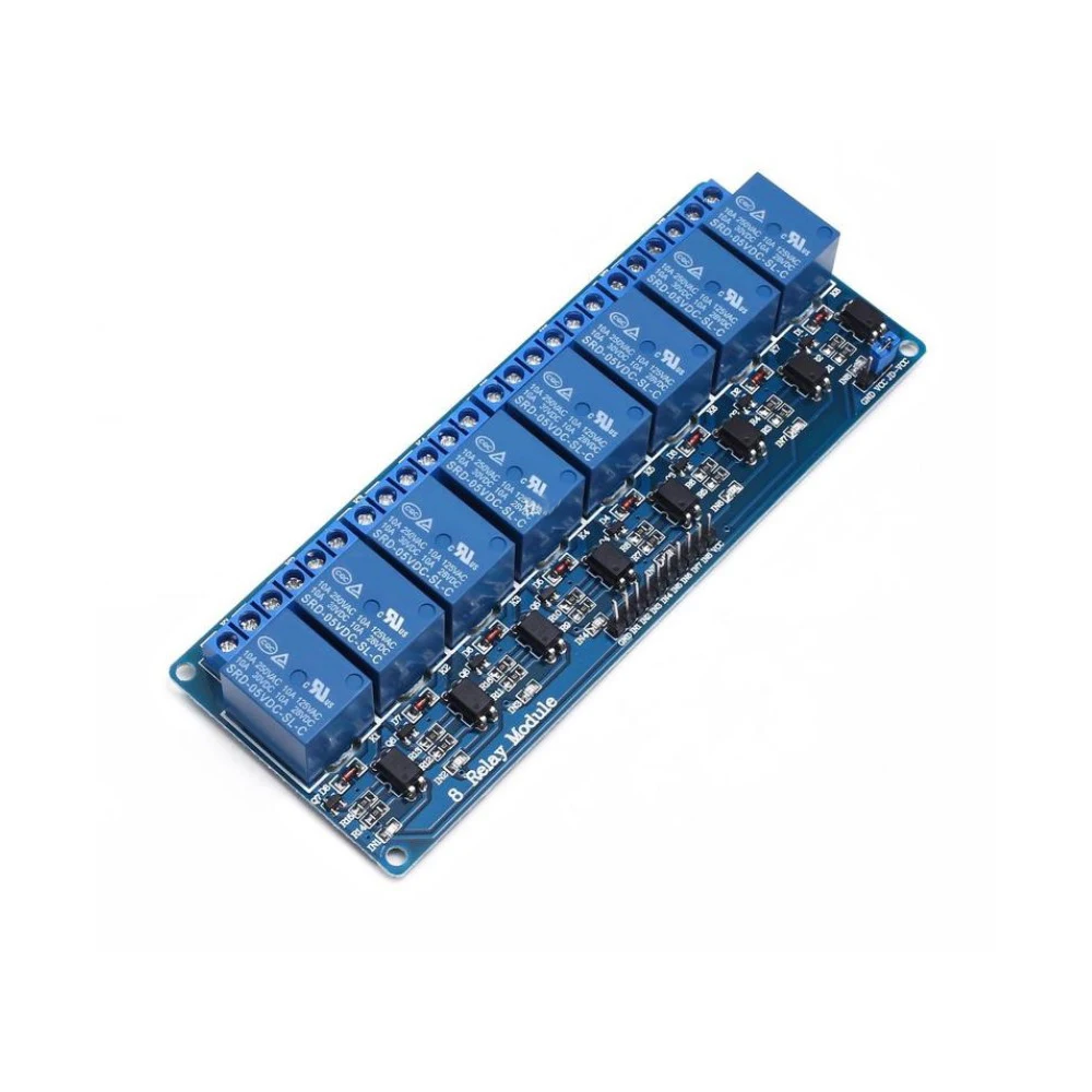 5v 12v  24V 8 channel relay module with optocoupler Relay Output  8 way relay module Support the AVR / 51 / PI