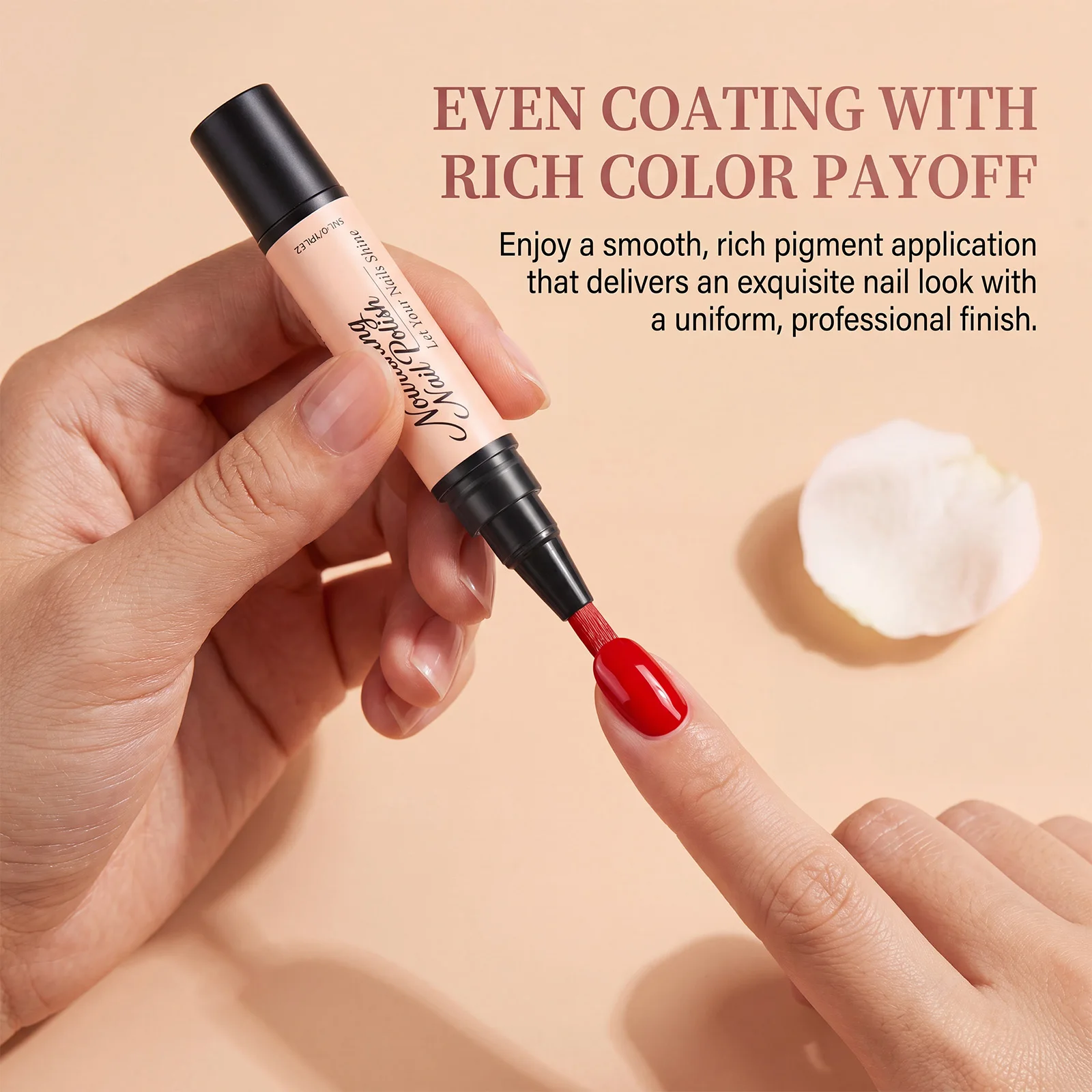 DIY Nail Polish Pen Set 6 Colors Quick Dry Nail Art Pens Hight Coloring Wateproof Easy Control Brush Tip Women DIY Manicure Kit