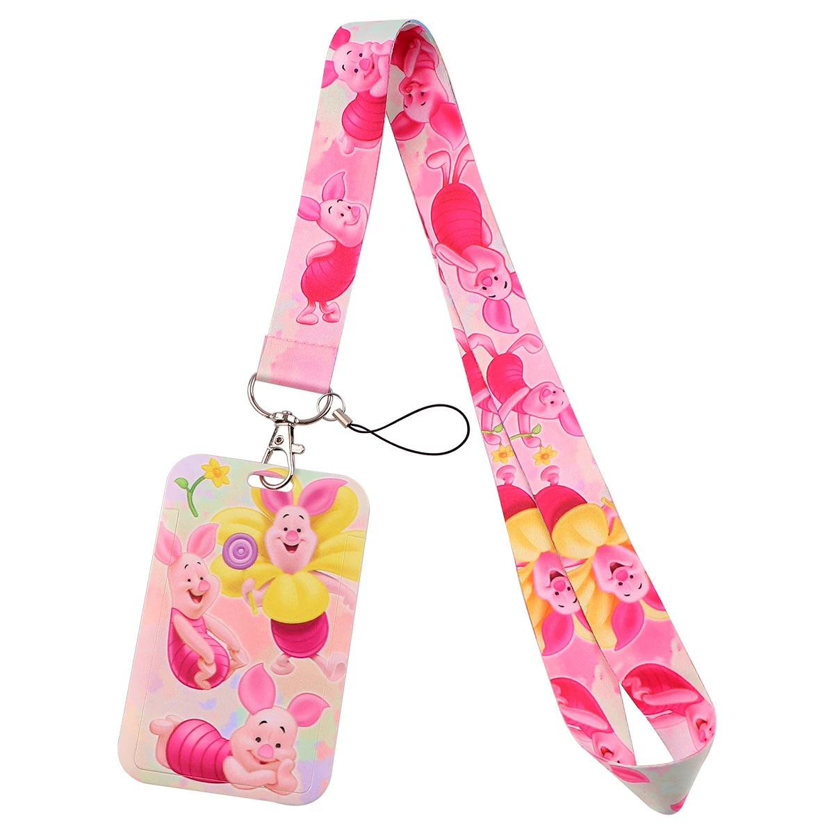 Cartoon Kawaii Lanyard Card Holder Neck Strap for key ID Card Duck Straps Badge Holder Hanging Rope Keyring Accessories Cosplay