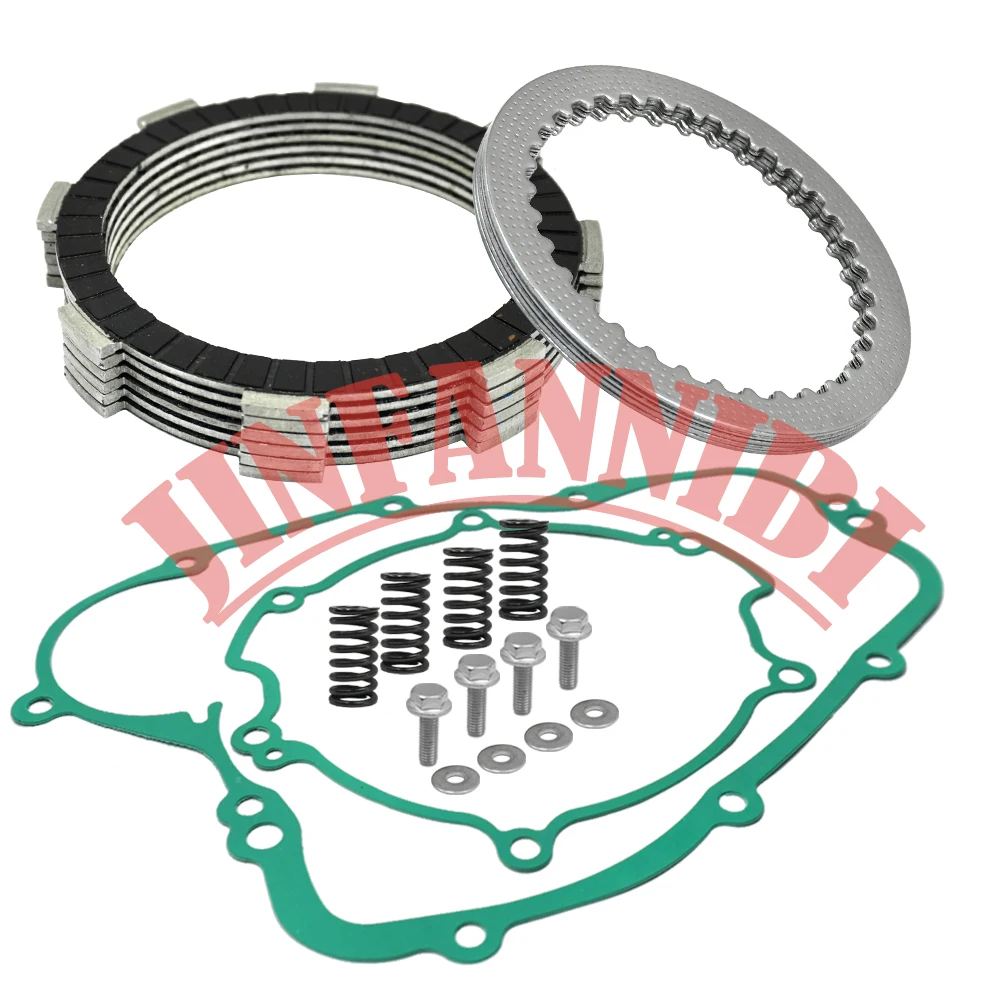 For Kawasaki KX80 1998-2000 KX85 2001-2020 2021 2022 2023 2024 Clutch Plates Kit & Cover Gasket Springs