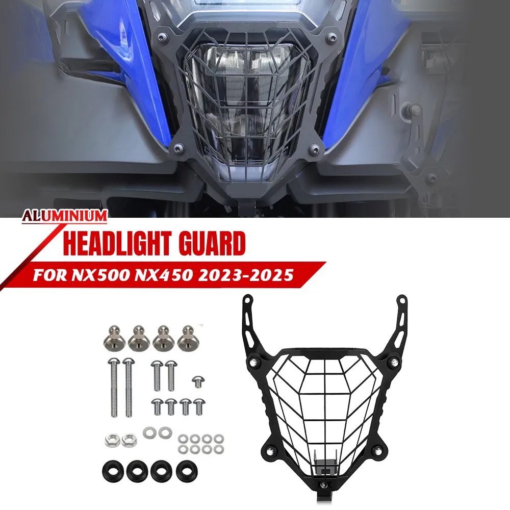 

Fit For Honda NX500 NX400 2023 2024 2025 2026 Motorcycle Headlight Head Light Guard Protector Cover Protection NX 500 NX 400