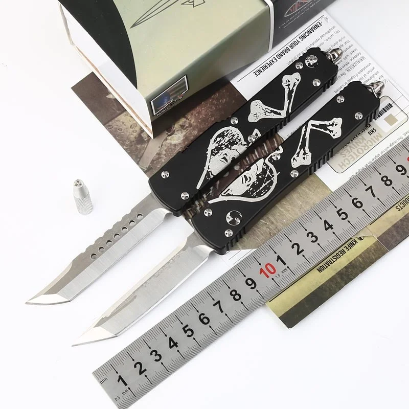 

JUFULE New Poker UT Aluminium Handle Steel Blade Survival EDC Camping Fish Outdoor Hunting Fruit Tool Key Utility Kitchen Knife