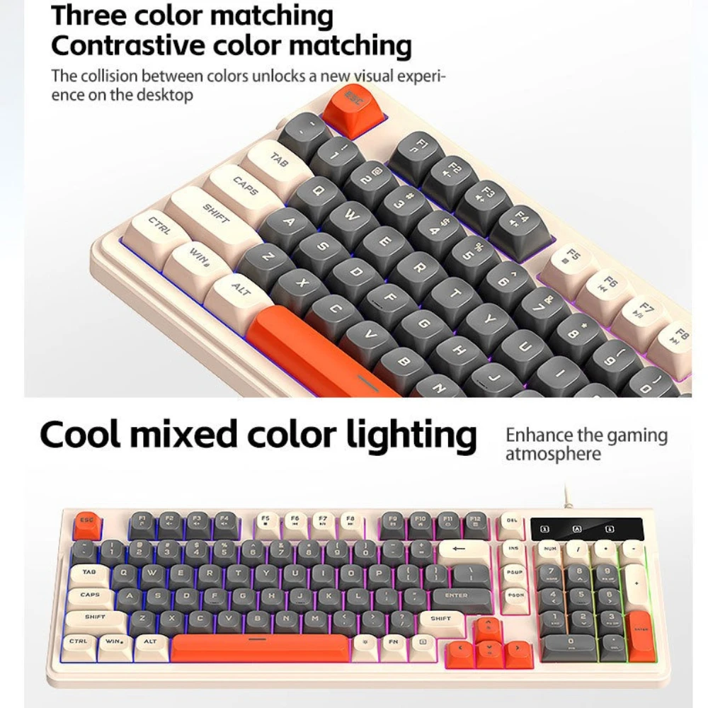 Teclado gamer Wired Keyboard G - Gaming Keyboard No Noise ulasan dan harga