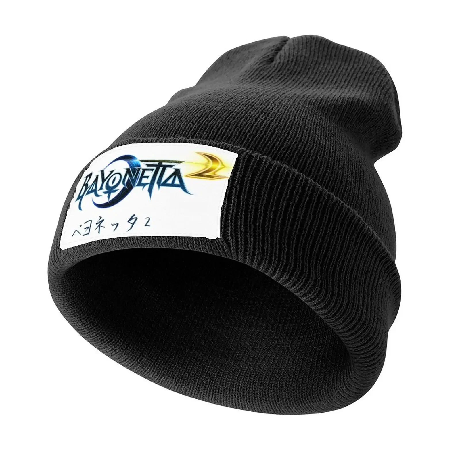 Bayonetta 2 Japanese Text Knitted Cap Hat Man Luxury Hood Women Men's