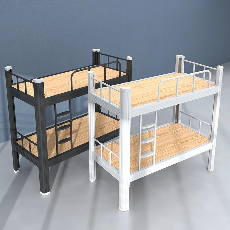 Beds Furniture Frames Kids Loft Hostel Dormitory King Bunk Platform Double for Schools Pink Boys Deck Bed Room