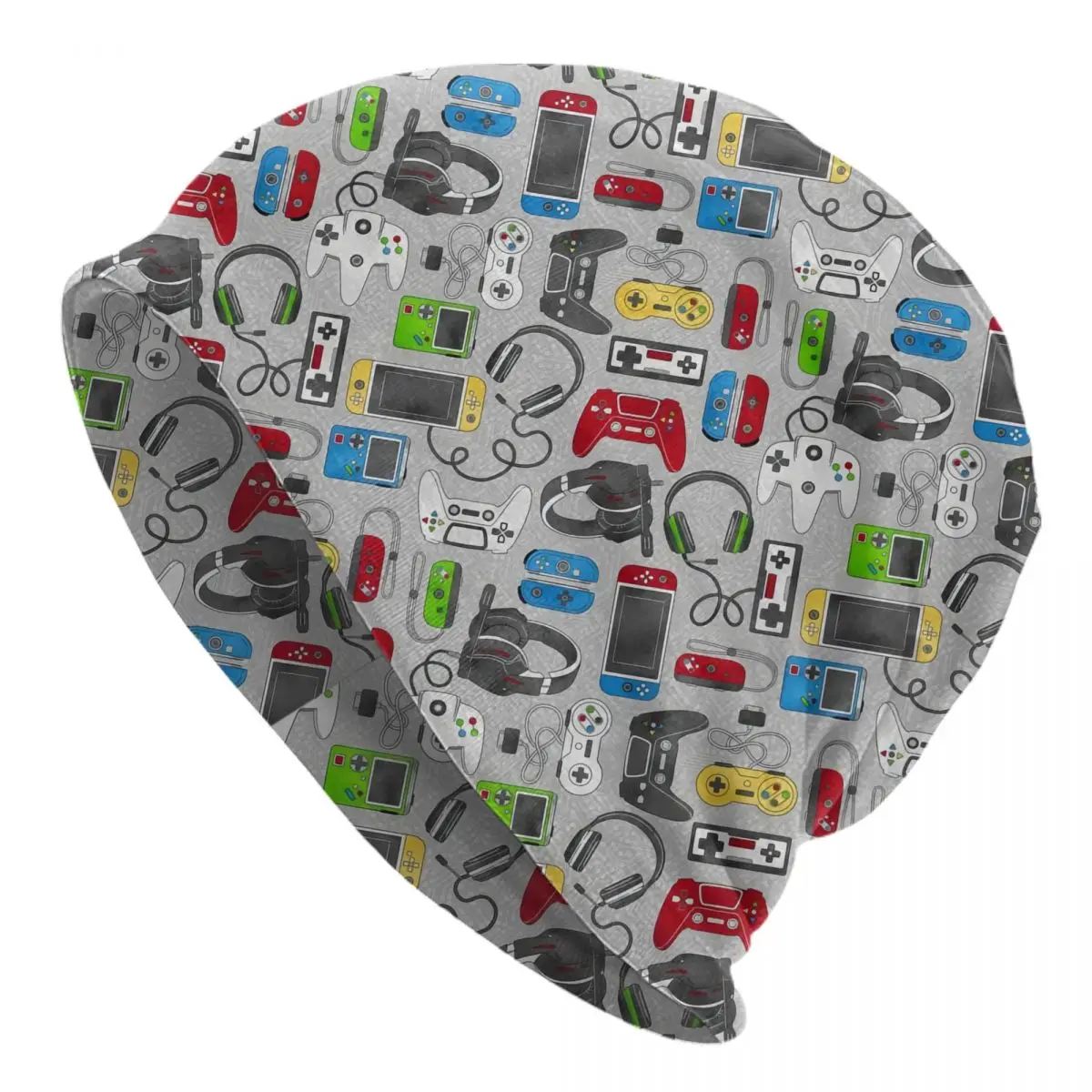 Video Joystick Game Gamer Play Gaming Bonnet Homme Street Knitted Hat For Women Men Autumn Winter Warm Beanies Caps