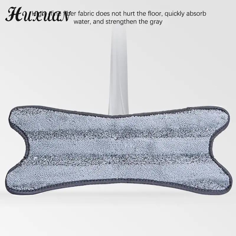 X Type Butterfly Shaped Mops Head Replacement Reusable Mop Rag Flat Household Hand Wash Free Dry Wet Dual-Use Mop Rag