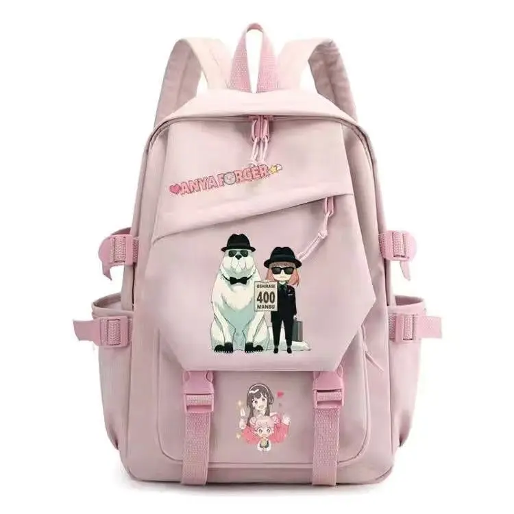 Spy X Family Anime Aniya Merchandise Backpack For Students Middle School Niche High-Value Double Shoulder Bag Ani