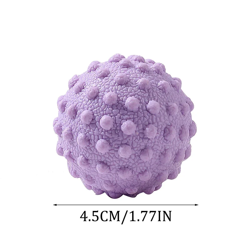 Fascia Ball, Raised Point Massage Ball, TPR Posture Master Yoga Ball for Waist, Back and Foot Massage