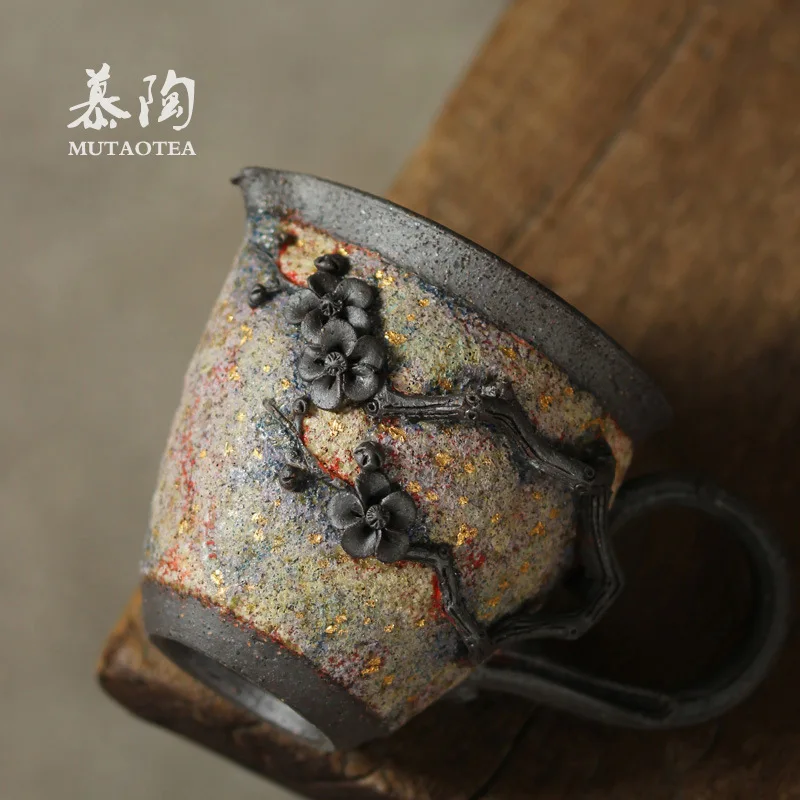 Mutaoyu Japanese-Style Pitcher, Handmade By Gaoyue, Made Of Plum Blossom Rock Mineral, A Dispenser Home Use, Suitable Gongfu Tea