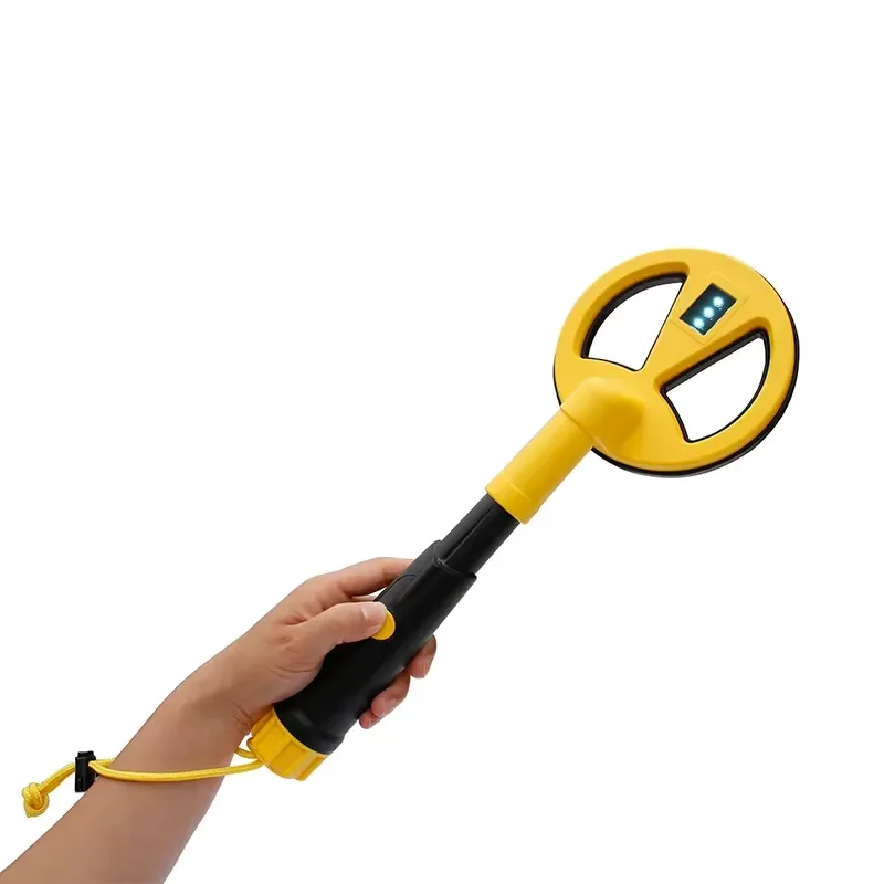 XEAST MD-790 IP68 High Sensitivity Pulse Induction Metal Detector Yellow Black Vibrations LED Alarm Wrist Strap Included view 2
