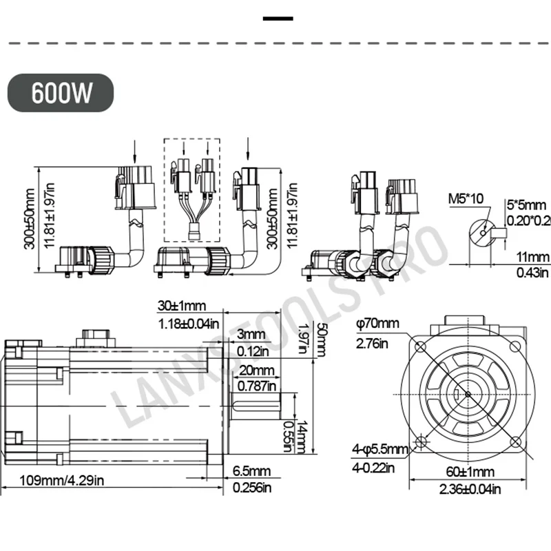 Kit Motor Servo 220V Torsi Tinggi dengan Kit Pengendali Driver Motor Kit Motor Stepper untuk Router CNC Mesin Ukiran Printer 3D