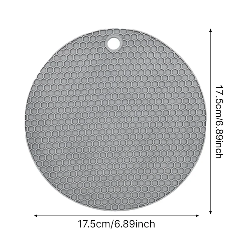 2/4PCS Round Silicone Trivet H - огляд і ціна Commercial Kitchen Prep Table