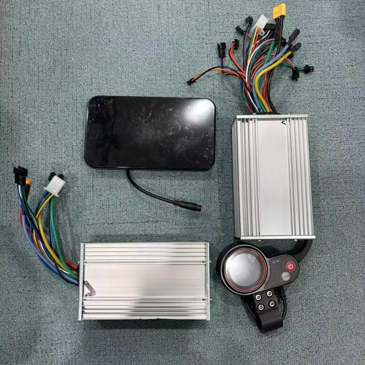72v 50a Electric Scooter Parts Throttle Dashboard Screen Display Dual Controller