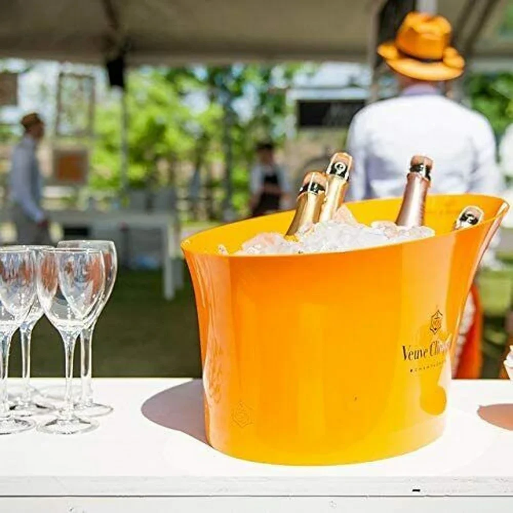 Orange Acrylic Champagne Bucket XL New