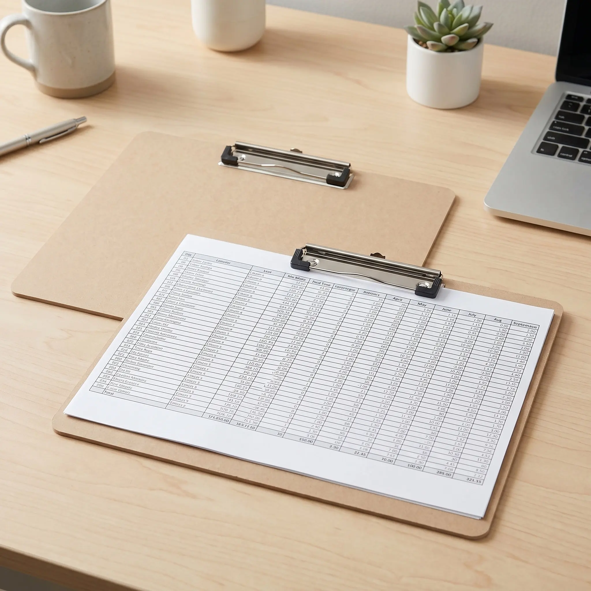 2Pcs Writing Clipboard Thickened Portable Board Office Document Clip Multi Function File Organizer Drawing Boards for Artists
