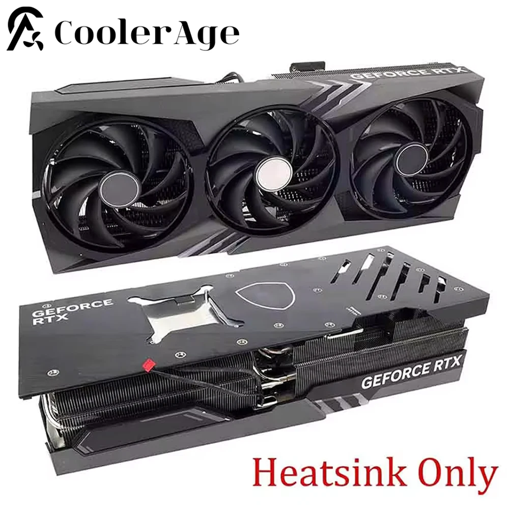 For MSI GeForce RTX 4080 4090 GAMING X TRIO Video Card Heatsink with Backplane New Original RTX4080 RTX4090 Graphics Card Heat S