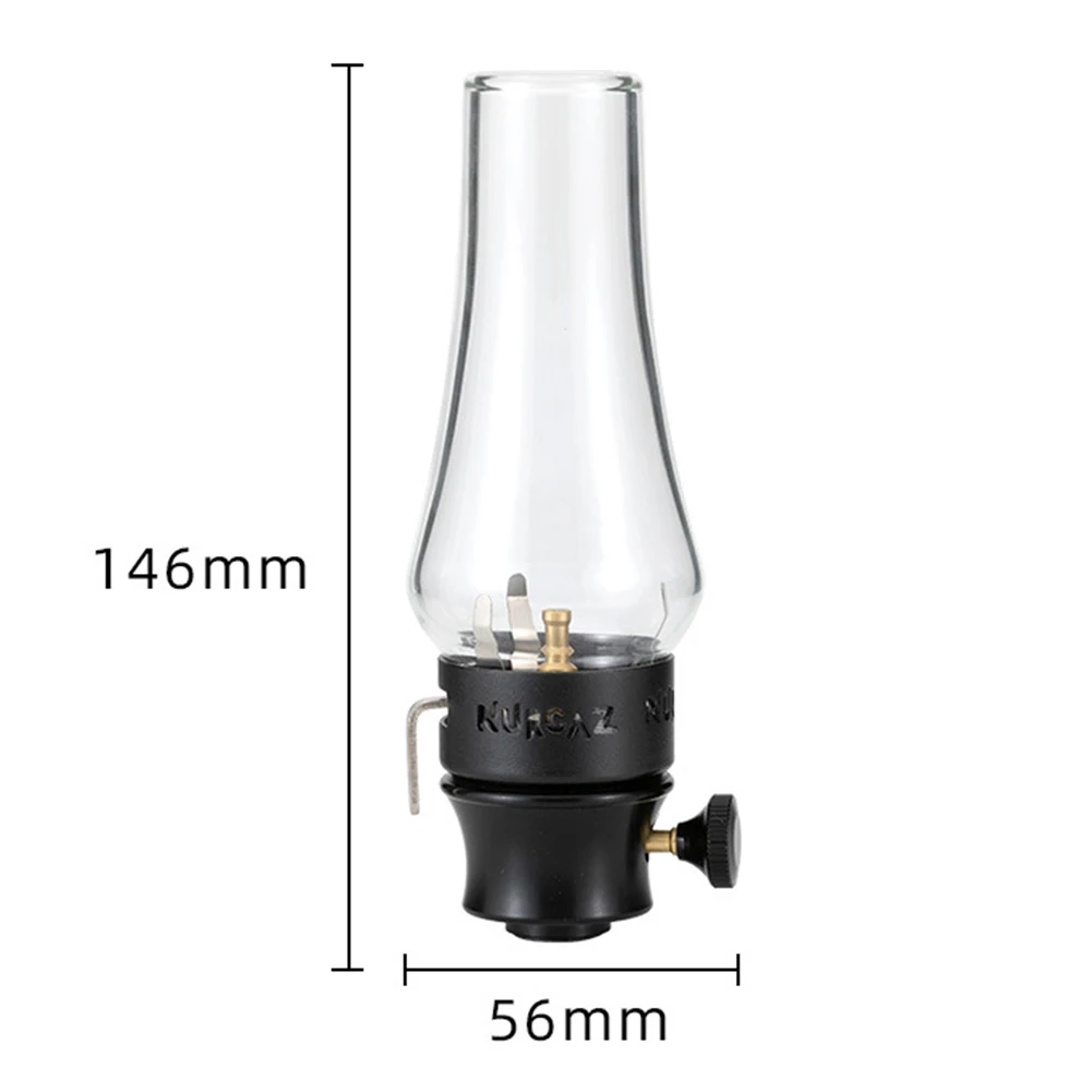 

Brightness Adjustable Camping Light Outdoor Camping 146*56mm Romantic Picnic Gas Light Bushcraft Versatile Usage