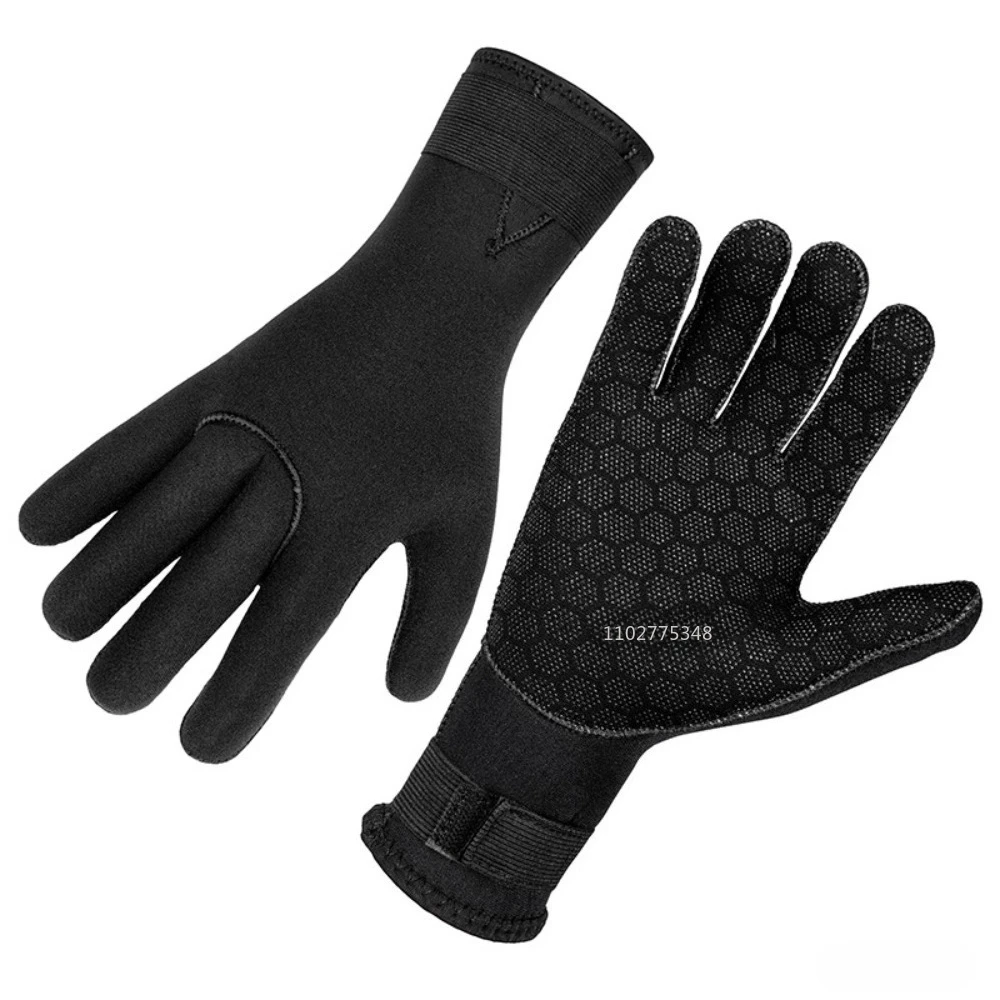 

Неопреновые перчатки для дайвинга 3 мм, унисекс, с защитой от скольжения, термоизоляционные, пятипалые, для каякинга, плавания, подводной охоты