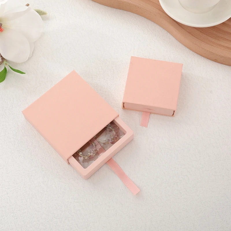 PE Film Jewelry Box Packaging Box Gift Jewelry Box Suspension Box Drawer Box