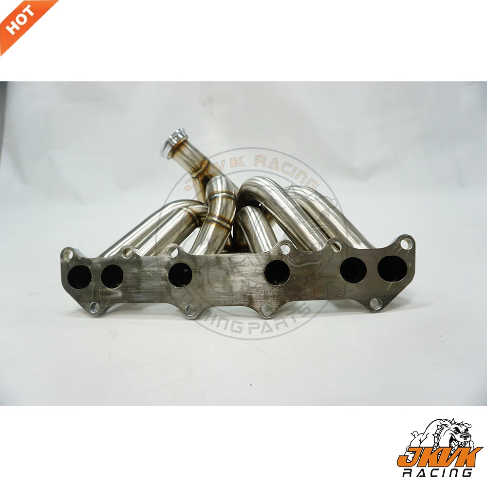 JKVK RACING SS304 3.0mm Thick Steam Pipe Turbo Manifold  For 1JZGTE VVTI T3/T4 Twin Scroll Equal Length