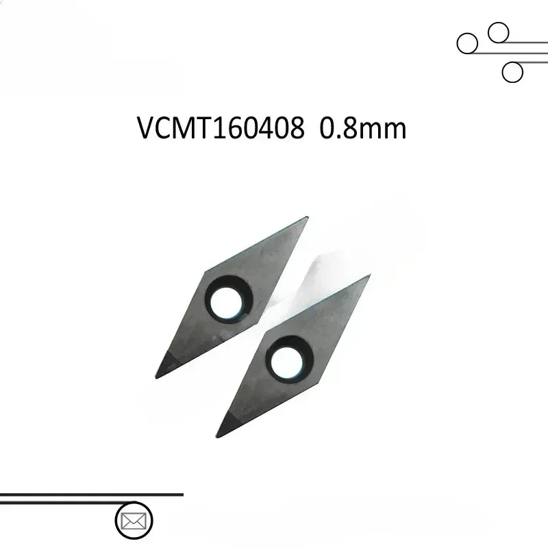 Высококачественные твердосплавные токарные пластины с ЧПУ R0.2 VCMT160402/R0.4 VCMT160404/R0.8 VCMT160408 CBN