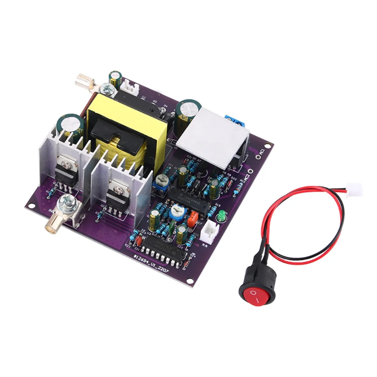 300W Corrected Sine Wave Output 50Hz Inverter 12V to 220V Inverter Power Supply Energy Storage DC-AC Boost Board