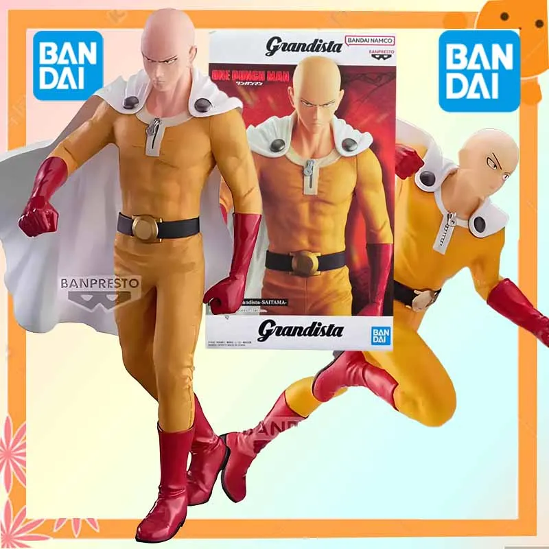 มีสินค้าในสต็อก ของแท้จาก Bandai BANPRESTO Grandista ONE PUNCH-MAN ฟิกเกอร์ซัยตามะ ของเล่นสำหรับเด็กชาย/เด็กหญิง/เด็ก/ของขวัญคริสต์มาส