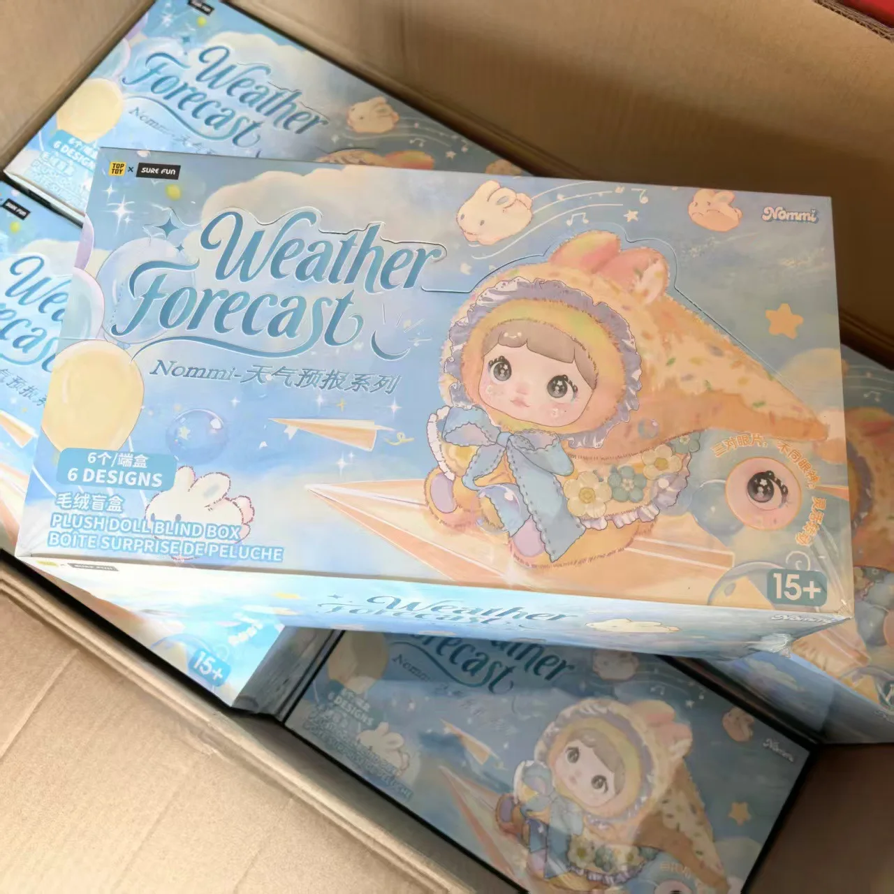 

Коллекционная фигурка Toptoy Nommi V9 из серии «Прогноз погоды» в слепой коробке, милая кукла, игрушка для детей, модель для сборки, подарок на день рождения, виниловый кулон-подвеска