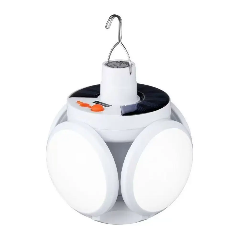 Folding Solar Camping Lantern Rechargeable Hanging LED Lamp Night Lighting Multifunctional Outdoor Emergency Lights Camping