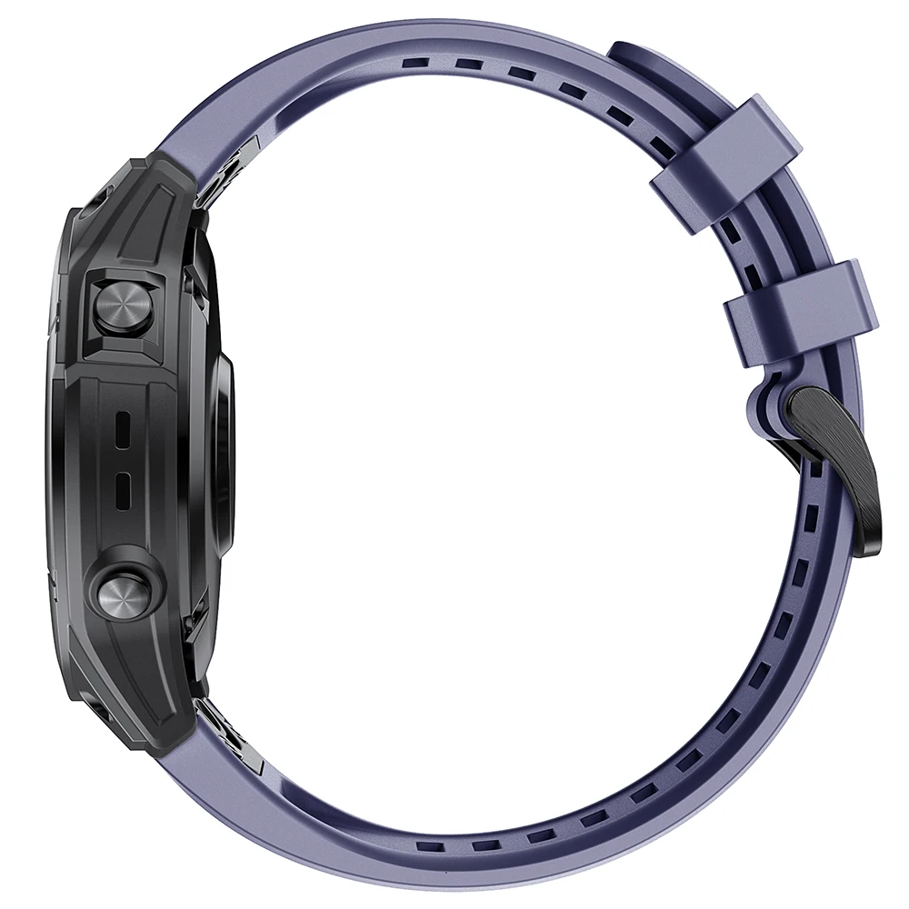 Ремешок силиконовый для наручных часов, быстросъемный браслет для Garmin Fenix 7 7X 6 6X Pro 5 5X EPIX, 26 22 мм