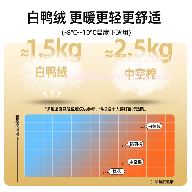 

Adult sleeping bag down outdoor tent camping equipment single