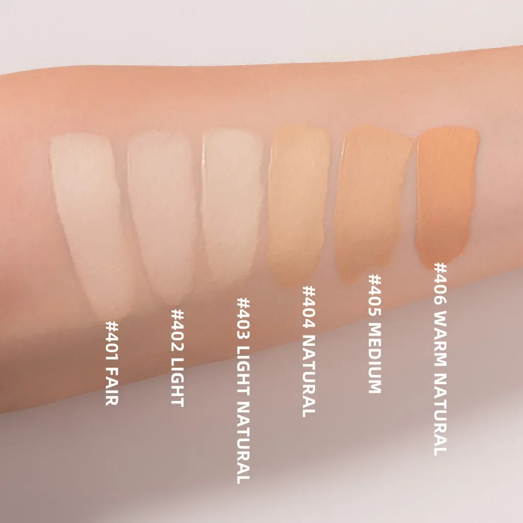 Corrector impecable de 5 colores, base líquida Invisible de poros con Control de aceite, utilizado para ocultar imperfecciones, crema básica ligera