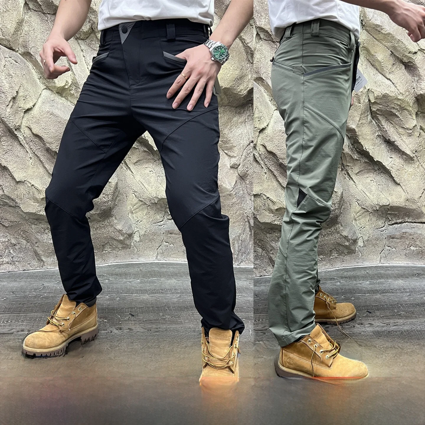 

Мужские повседневные брюки Softell для улицы, 4D пошивная система этикеток, износостойкие водонепроницаемые брюки для пешего туризма и отдыха