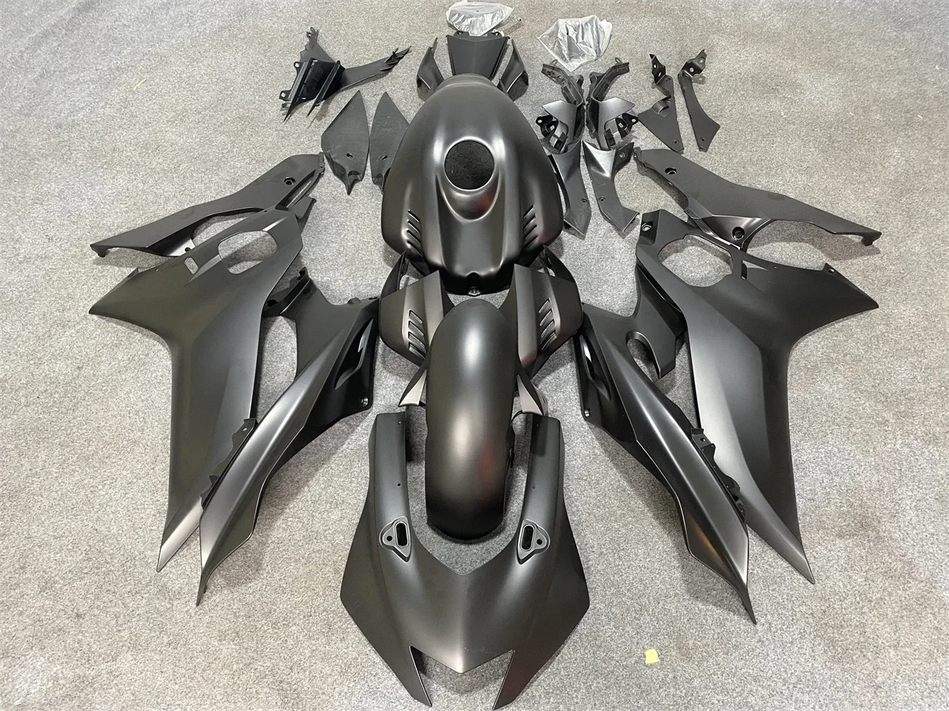 

New ABS Whole Motorcycle Fairing Kit Fit Bodywork For YAMAHA YZF R6 2017 2018 2019 2020 17 18 19 20 Brilliantly Matte black