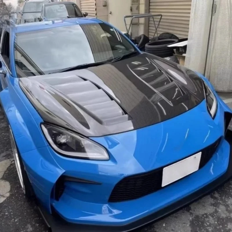Modified Auto Parts Carbon Fiber Vented Engine Hood Compatible With GT86 BRZ