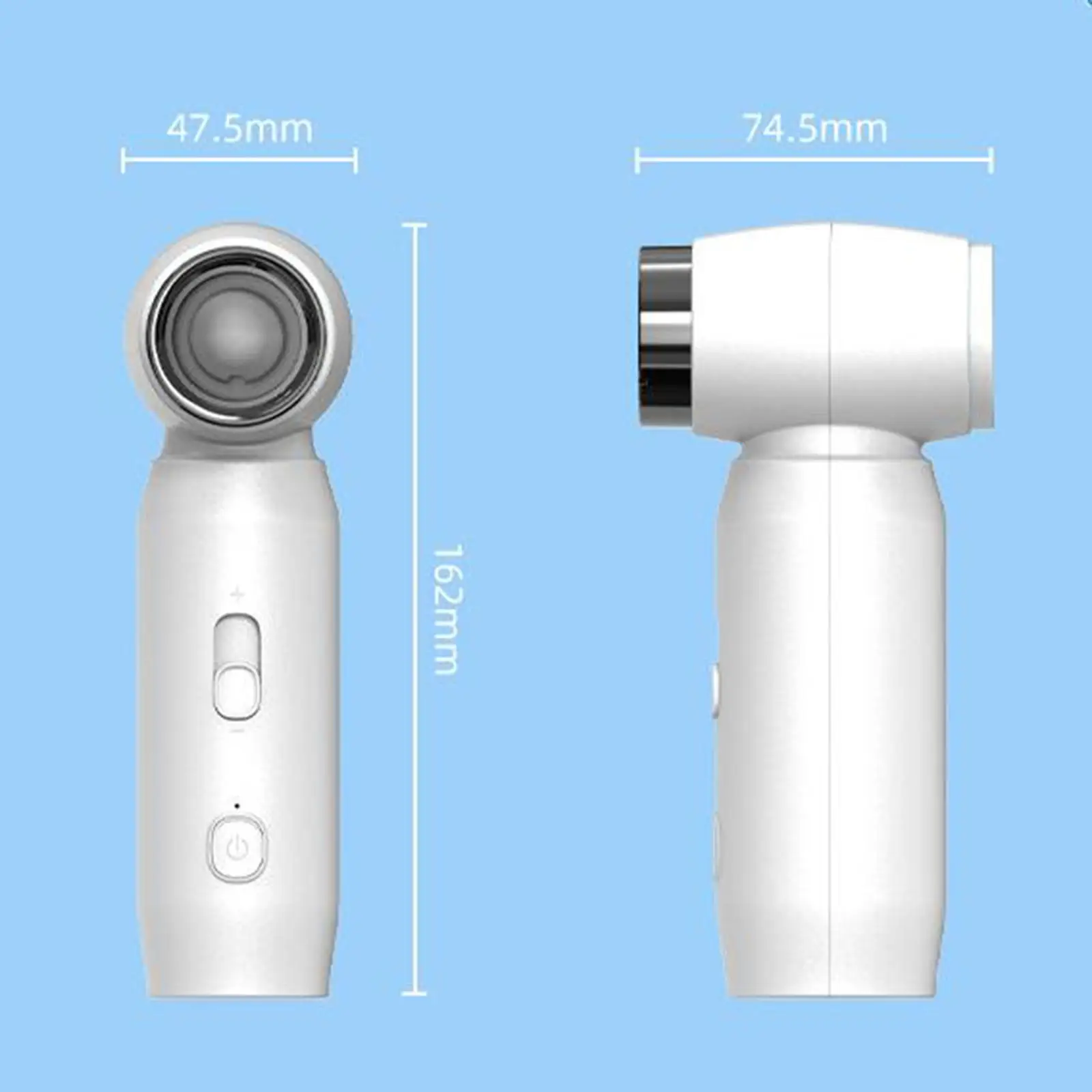 Portable Hair Dryer Small USB Rechargeable Professional High Speed Hair Dryer Mini Fan for Gift Beaches Apartment Dorm Women Men